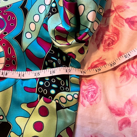 Cache Silk Dress 💜💙💚 - Picture 9 of 11